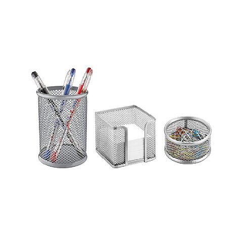MİMAKS MS-3 METAL PERFORE MASA SETİ GÜMÜŞ 3LÜ - 1