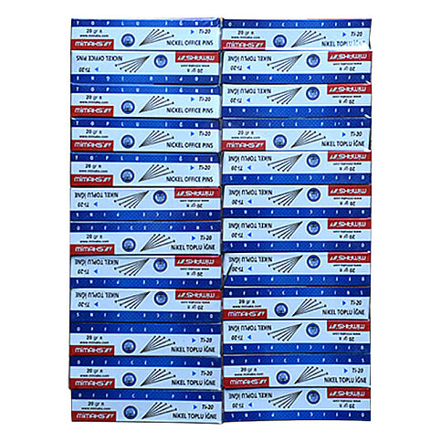 MİMAKS TI20 NİKELLİ TOPLU İĞNE 20gr KUTU - 1