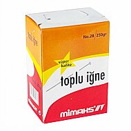 MİMAKS Tİ-250 NİKELLİ TOPLU İĞNE 250gr KUTU - MİMAKS