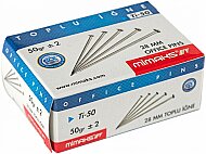 MİMAKS Tİ-50 NİKELLİ TOPLU İĞNE 50gr KUTU - MİMAKS