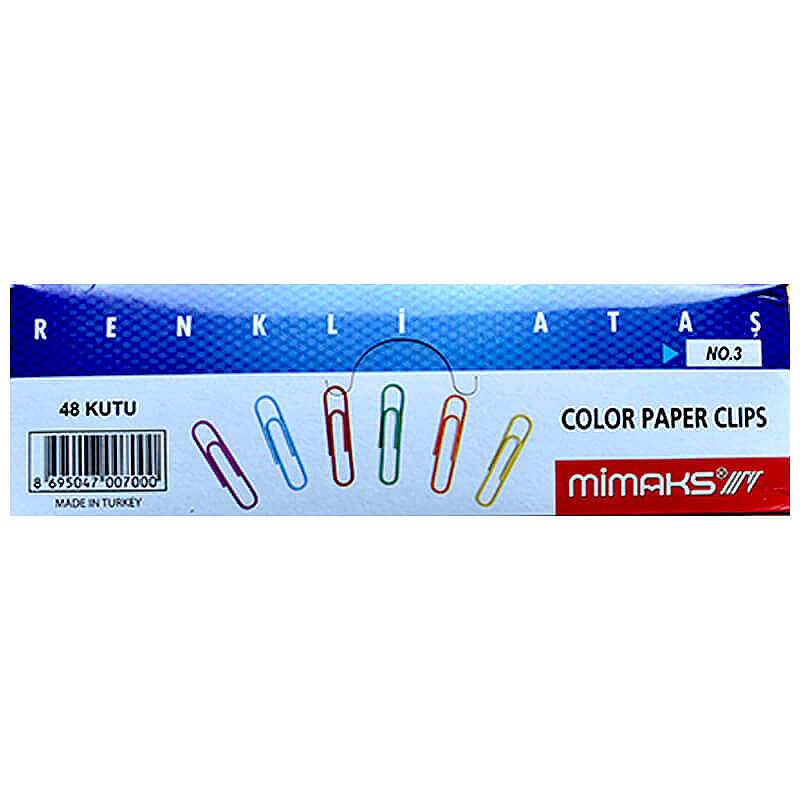 MİMAKS R-30 RENKLİ ATAŞ NO:3