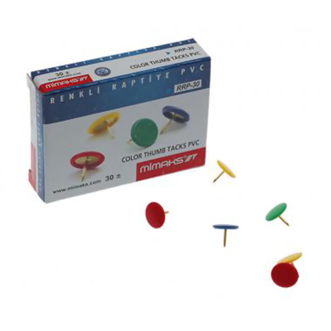 Mimaks Rrp30 Renkli Raptiye 30 Adet - 1