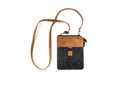 Önder Minbag 538-03 Messenger Askılı Keçe Çanta Siyah - 1