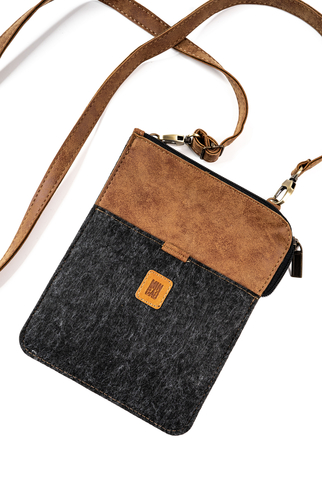 Önder Minbag 538-03 Messenger Askılı Keçe Çanta Siyah - 4