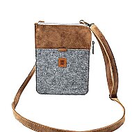 ÖNDER MİNBAG 538-04 MESSENGER ASKILI KEÇE ÇANTA GRİ - MİNBAG