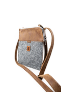 Önder Minbag 538-04 Messenger Askılı Keçe Çanta Gri - 3