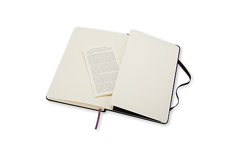 MOLESKİNE QP012 KLASİK SERT KAPAK DEFTER ÇİZGİLİ 192 YAPRAK SİYAH - 3