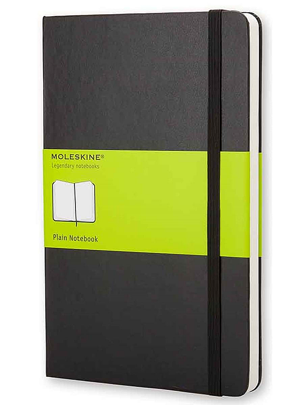MOLESKİNE QP012 KLASİK SERT KAPAK DEFTER 9x14 DÜZ 192 YAPRAK SİYAH