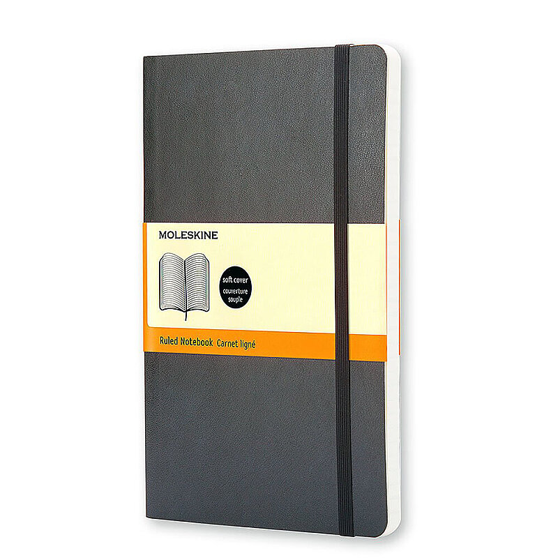 MOLESKİNE QP611 KLASİK DEFTER 9x14 ÇİZGİLİ 192 YAPRAK SİYAH