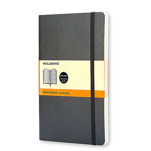 MOLESKİNE QP611 KLASİK DEFTER 9x14 ÇİZGİLİ 192 YAPRAK SİYAH - 1