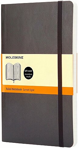 MOLESKİNE QP611 KLASİK DEFTER 9x14 ÇİZGİLİ 192 YAPRAK SİYAH - 1