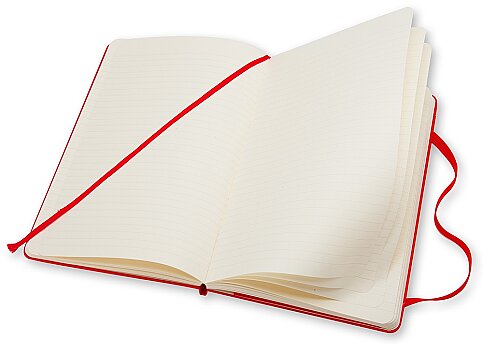 MOLESKİNE MM710R KLASİK SERT KAPAK ÇİZGİLİ DEFTER 192 YAPRAK KIRMIZI - 2