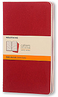 MOLESKİNE CH116VF CAHİER DEFTER 13x21 ÇİZGİLİ 80 YAPRAK BORDO 3LÜ - MOLESKİNE