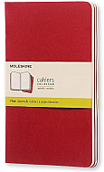 MOLESKİNE CH118 CAHİER DEFTER 13x21 DÜZ 80 YAPRAK KIRMIZI 3LÜ - MOLESKİNE