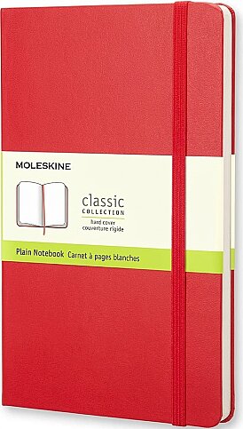 MOLESKİNE QP060R KLASİK DEFTER 13x21 ÇİZGİLİ 240 YAPRAK KIRMIZI - 1