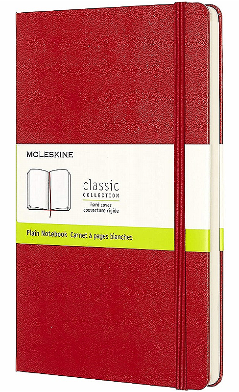 MOLESKİNE QP062R KLASİK DEFTER 13x21 DÜZ 240 YAPRAK KIRMIZI