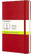 MOLESKİNE QP062R KLASİK DEFTER 13x21 DÜZ 240 YAPRAK KIRMIZI - MOLESKİNE