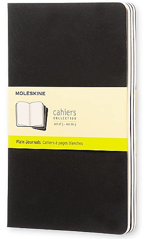 MOLESKİNE QP318 CAHİER DEFTER 13x21 DÜZ 80 YAPRAK SİYAH 3LÜ - 1