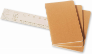 Moleskine Qp418 Cahier Defter 13x21 Düz 64 Yaprak Kraft 3lü - 2