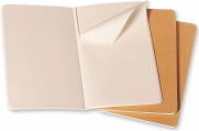 Moleskine Qp418 Cahier Defter 13x21 Düz 64 Yaprak Kraft 3lü - 4