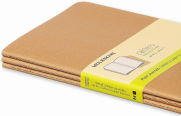 Moleskine Qp418 Cahier Defter 13x21 Düz 64 Yaprak Kraft 3lü - 7