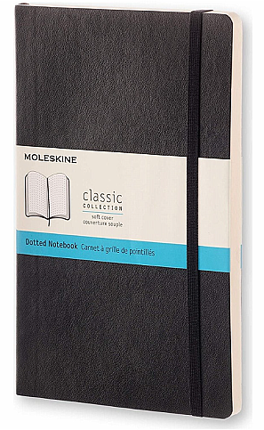 MOLESKİNE QP619 KLASİK DEFTER 13x21 NOKTALI 192 YAPRAK SİYAH - 1