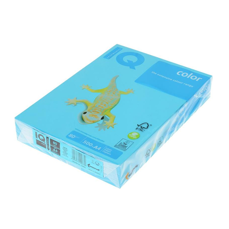 MONDİ İQ RENKLİ FOTOKOPİ KAĞIDI A4 80gr DENİZ MAVİSİ 500LÜ (NE1333-AB48)
