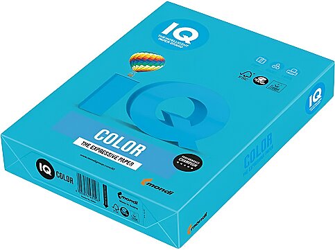 MONDİ İQ RENKLİ FOTOKOPİ KAĞIDI A4 80gr DENİZ MAVİSİ 500LÜ (NE1333-AB48) - 1