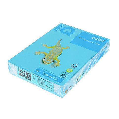 MONDİ İQ RENKLİ FOTOKOPİ KAĞIDI A4 80gr DENİZ MAVİSİ 500LÜ (NE1333-AB48) - 1