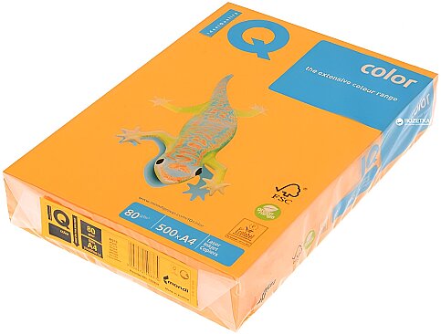 MONDİ İQ RENKLİ FOTOKOPİ KAĞIDI A4 80gr ALTIN 500LÜ (NE1320-AG10) - 1