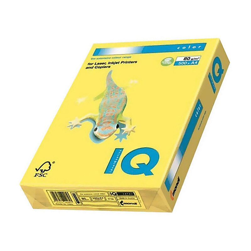 MONDİ İQ RENKLİ FOTOKOPİ KAĞIDI A4 80gr ALTIN GO22 (NE1320-GO22)