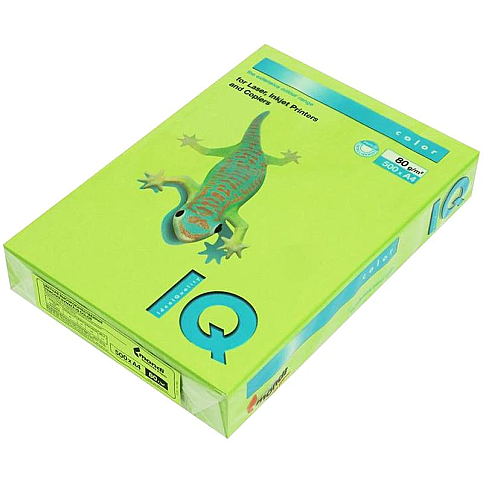 MONDİ İQ RENKLİ FOTOKOPİ KAĞIDI A4 80gr KOYU YEŞİL 500LÜ (NE1328) (NE1328-LG46) - 1