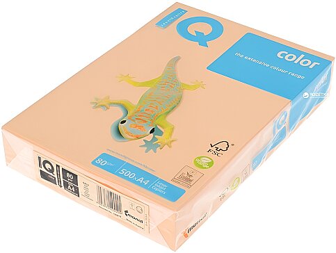 MONDİ İQ RENKLİ FOTOKOPİ KAĞIDI A4 80gr SOMON 500LÜ (NE1323-SA24) - 1