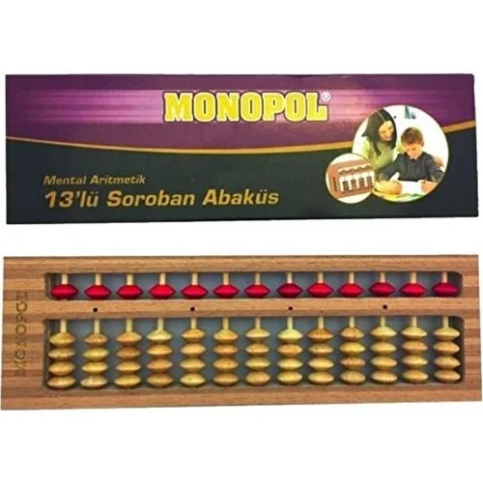 Monopol 1520 Mental Aritmatik Soroban Abaküs 13Lü - 1