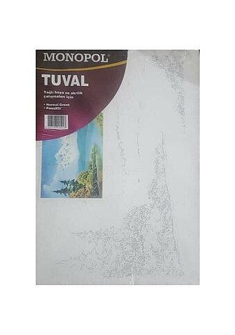 MONOPOL 1711 DESENLİ TUVAL 25x35cm - 1
