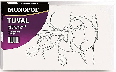 MONOPOL 1712 DESENLİ TUVAL 35x50cm - 1