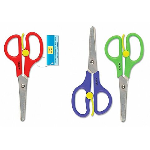MOPAK 7303 MUCİT YAYLI CETVELLİ MAKAS PEMBE - 1