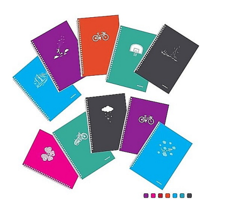 Mopak Spiralli Karton Kapak Defter A4 Kareli 120 Yaprak - 1