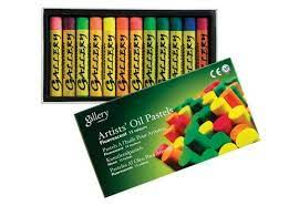 Mungyo Mop-12F Fosforlu Yağlı Pastel Boya 12 Renk - 1