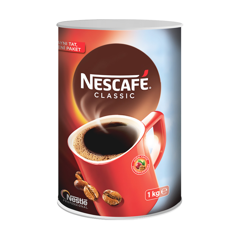 NESCAFE CLASSİC KAHVE 1000gr TENEKE KUTU