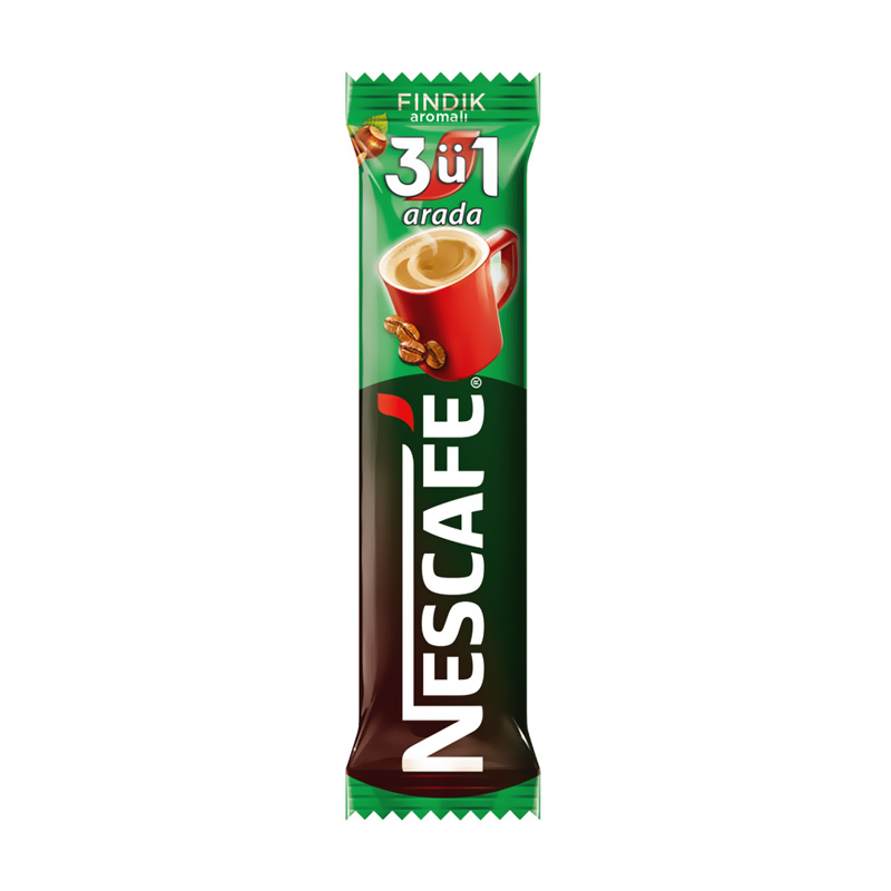 NESCAFE 3Ü1 ARADA FINDIKLI KAHVE 18gr