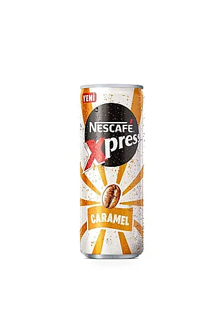 NESCAFE XPRESS CARAMEL SOĞUK KAHVE 250ml KUTU - 1