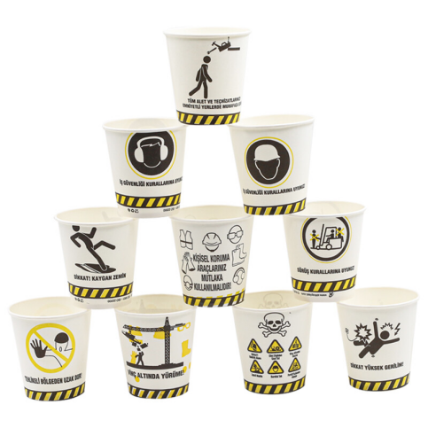 Net Cup Karton Bardak İsg Baskılı 7 Oz 50Li - 1