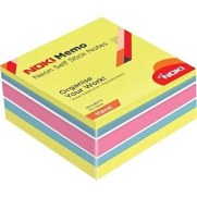 Noki 12014-11 Memo Yapışkanlı Küpnot Kağıdı 75X75 450 Yaprak Neon Havai - NOKİ