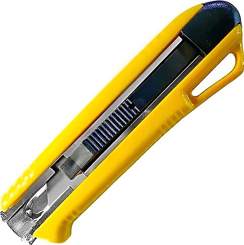 NOKİ 65232 GÜVENLİKLİ PROFESYONEL GENİŞ MAKET BIÇAĞI 18mm - 1