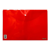 Noki 3101-080 Çıtçıtlı Evrak Dosyası A4 Kırmızı - Noki