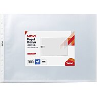 NOKİ 4836-L YATAY DELİKLİ POŞET DOSYA A3 25Lİ - NOKİ