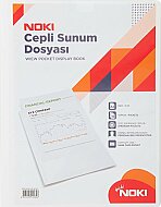 NOKİ 64110-N CEPLİ SUNUM DOSYASI A4 BEYAZ 10LU - NOKİ