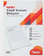 NOKİ 64130-N-010 CEPLİ SUNUM DOSYASI A4 BEYAZ 30LU - NOKİ