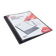 NOKİ 64180-N CEPLİ SUNUM DOSYASI A4 SİYAH 80Lİ - NOKİ